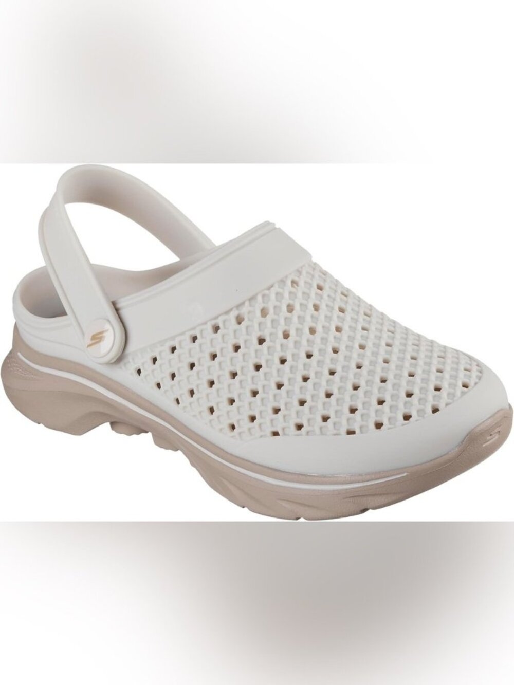 NWT Skechers Women's Foamies GO WALK 7-Joyous clogs- Taupe